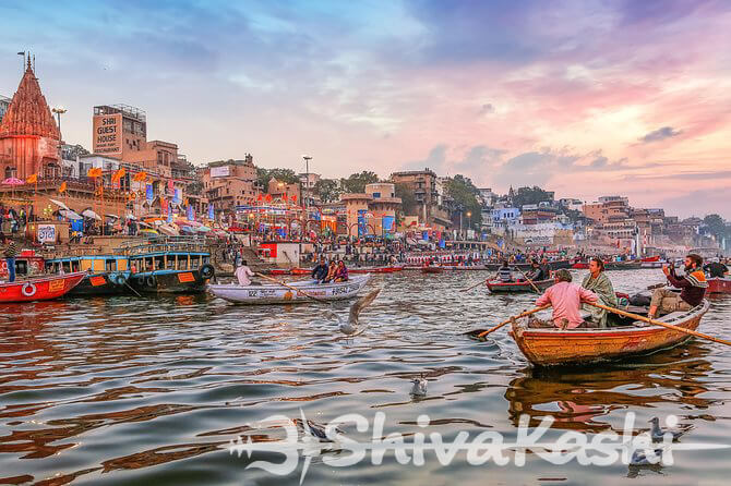 Sunrise boat ride starting from Assi Ghat Varanasi Sunrise boat ride starting from Assi Ghat Varanasi