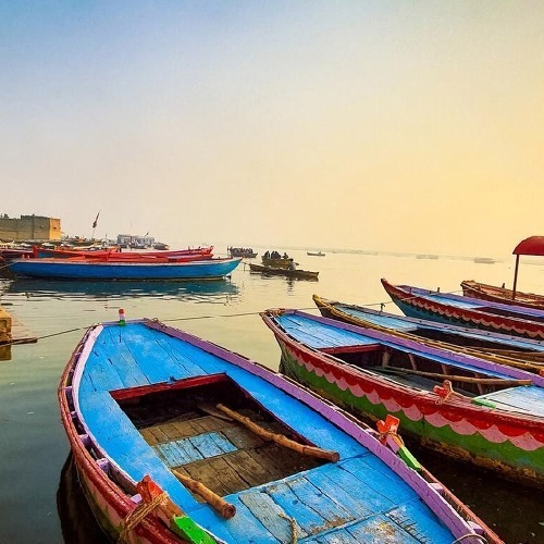 Sunset boat ride Varanasi golden hour on the Ganga Sunset boat ride Varanasi golden hour on the Ganga